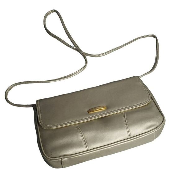 Vintage Light Silver Cabin Creek Shoulder Bag - Picture 1 of 14